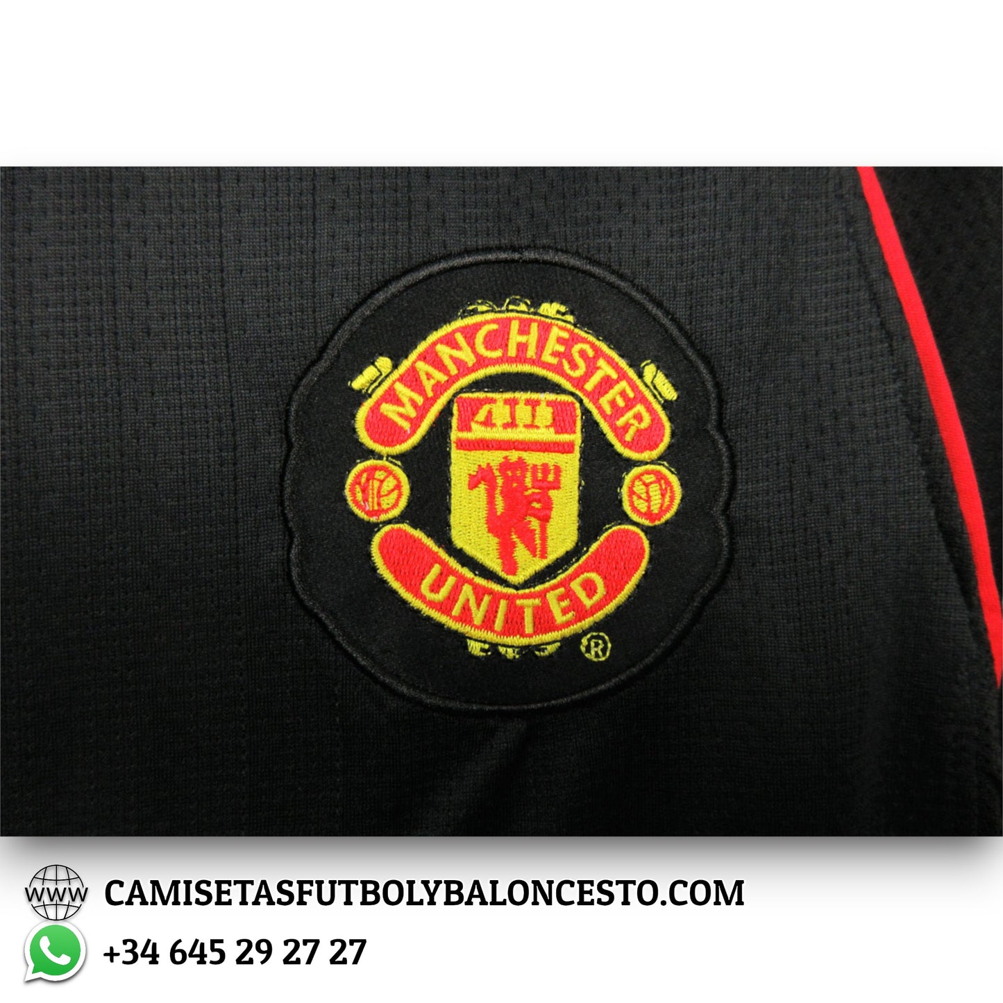 Camiseta Manchester United 2007-2008 Visitante