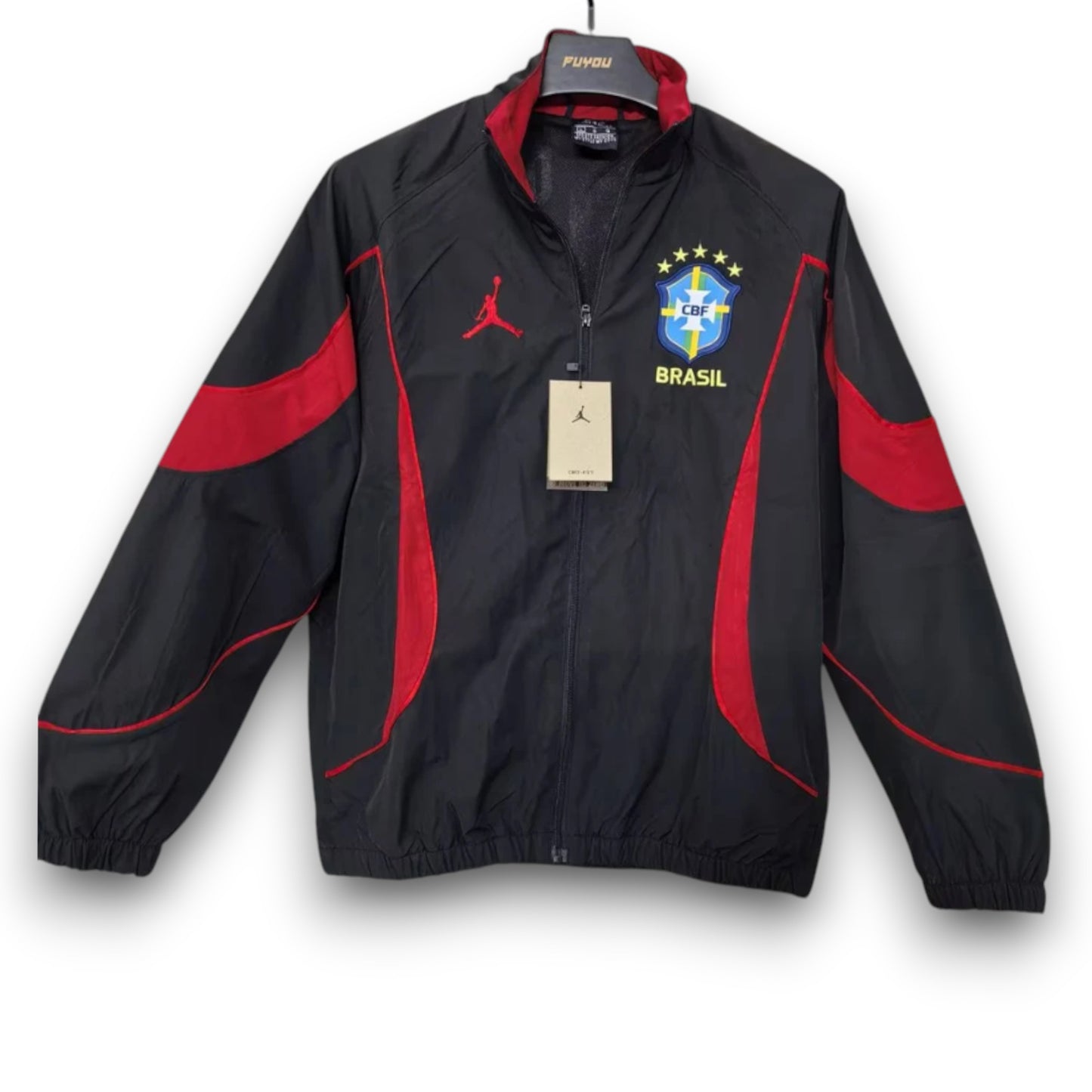 Chaqueta Brasil 2025-2026 - Cortavientos Negro