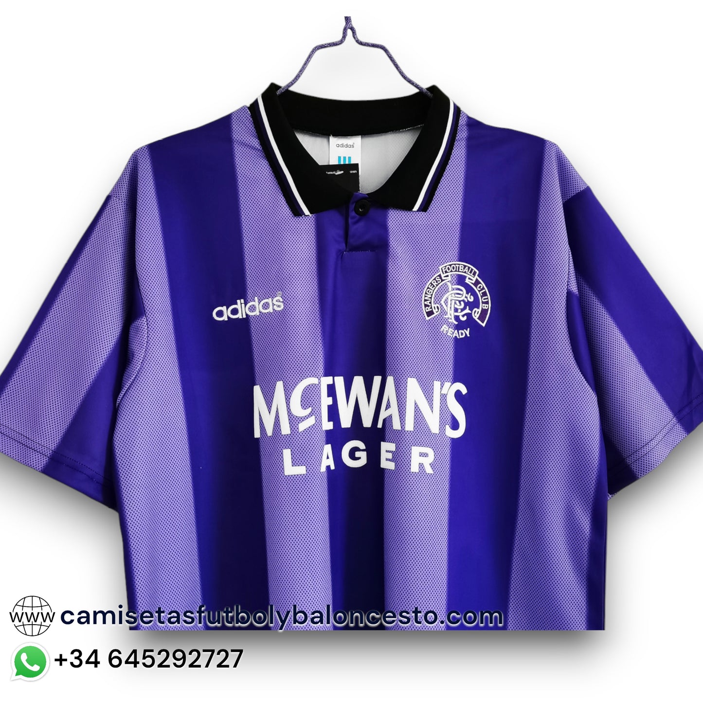 Camiseta Rangers 1994-1995 Alternativa