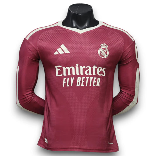 Camiseta Real Madrid 2026-2027 Alternativa Manga Larga - Version Pro Player