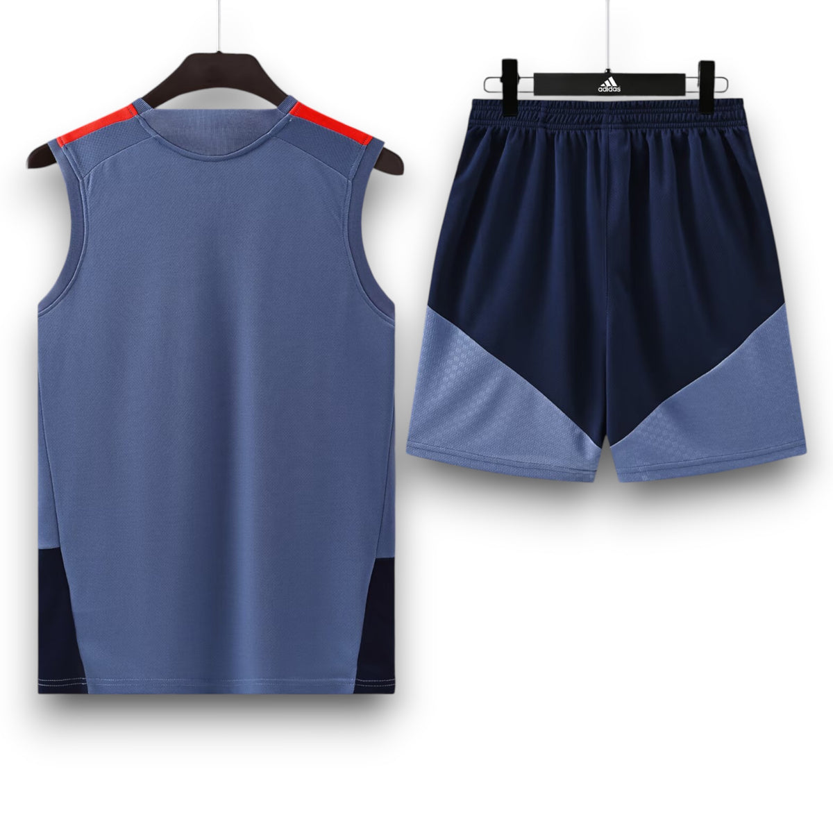 Conjunto Bayern Munich 2026-2027 Gris - Entrenamiento Tirantes