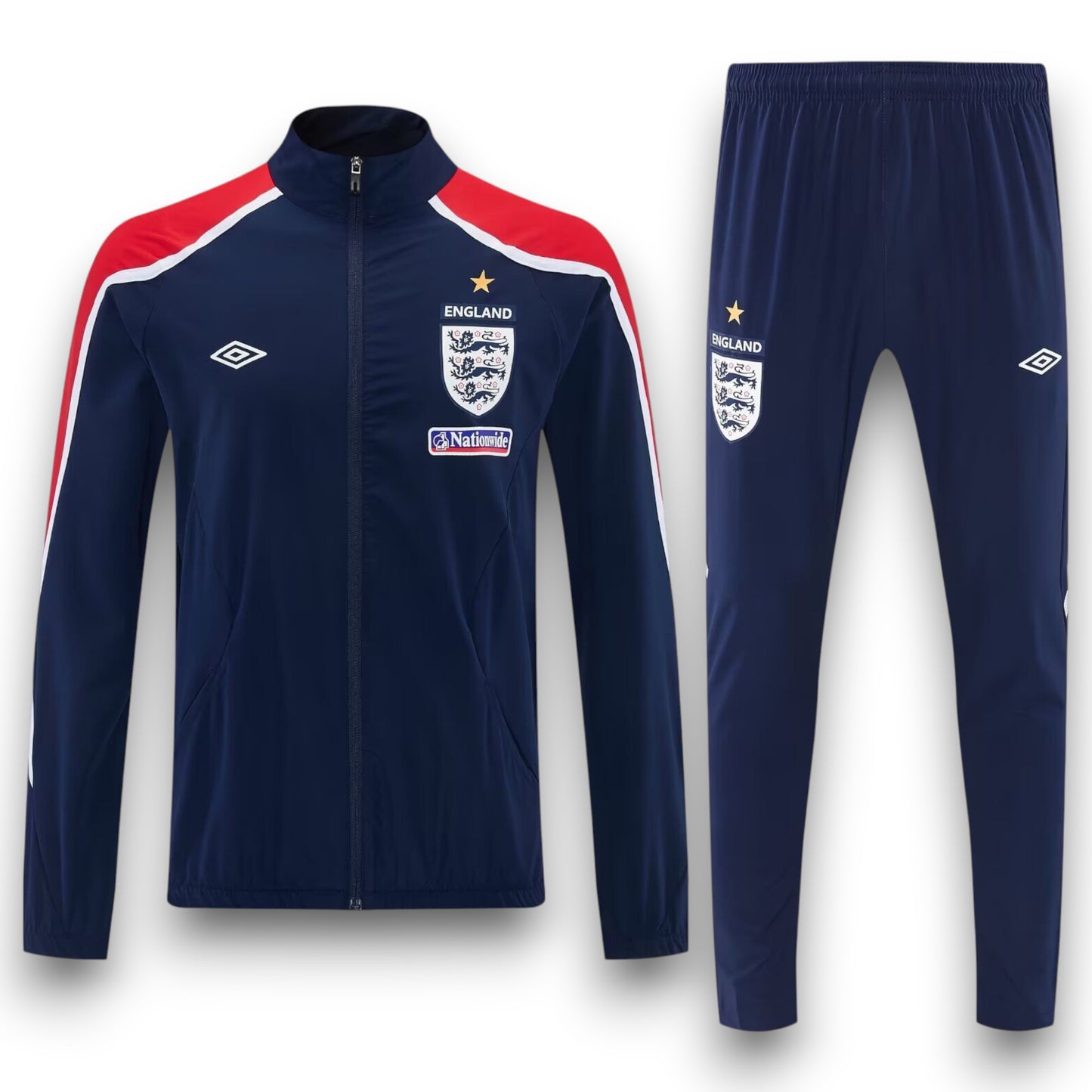 Chándal Inglaterra Azul Retro - Cremallera