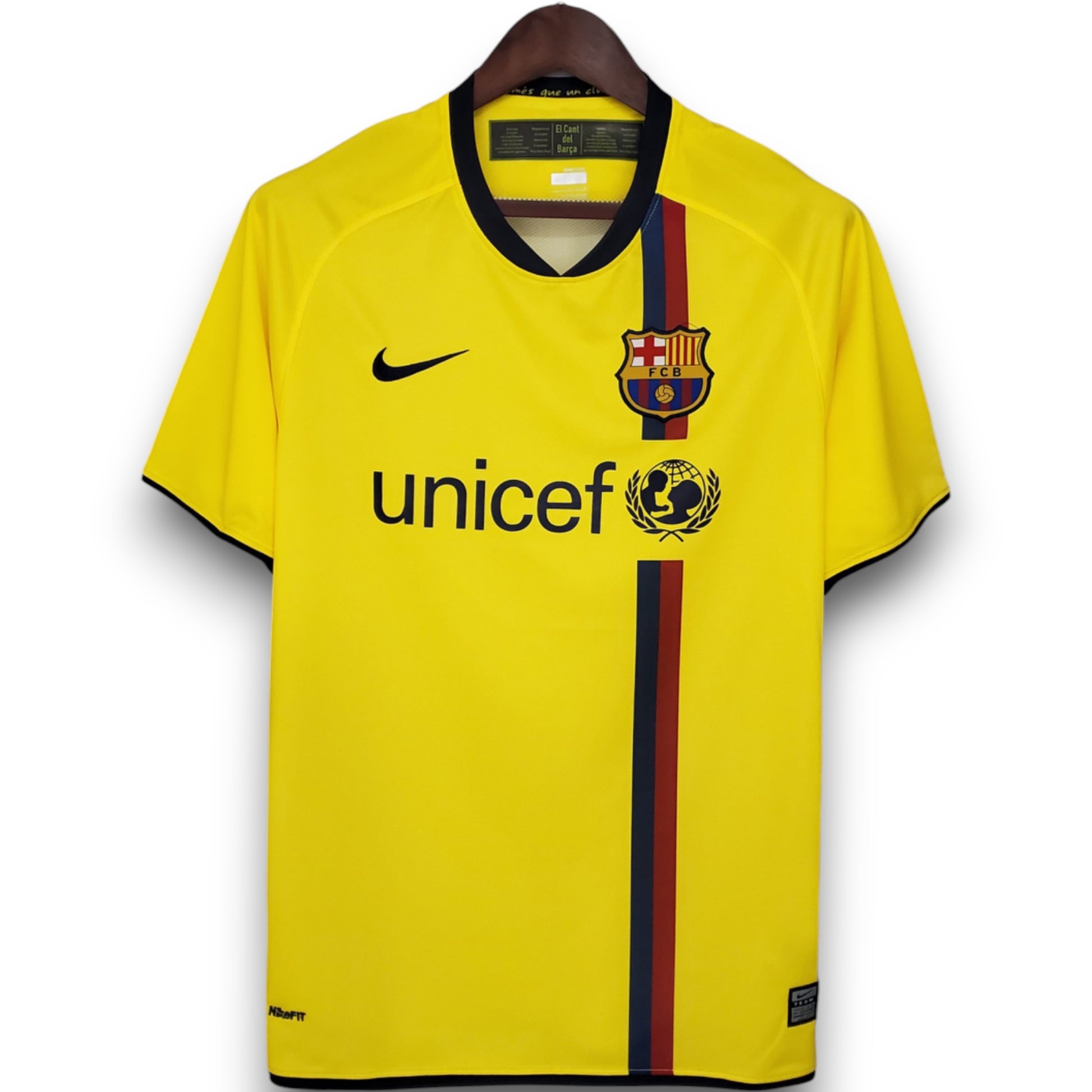 Barcelona 2022 Fc Barcelona Camiseta Amarilla Segunda Equipación