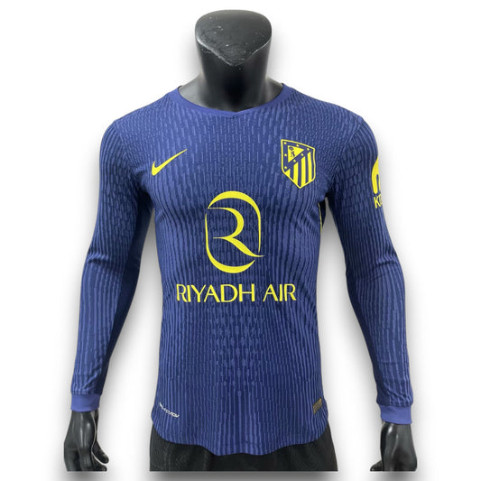 Camiseta Atletico de Madrid 2025-2026 Visitante Manga Larga - Version Pro Player