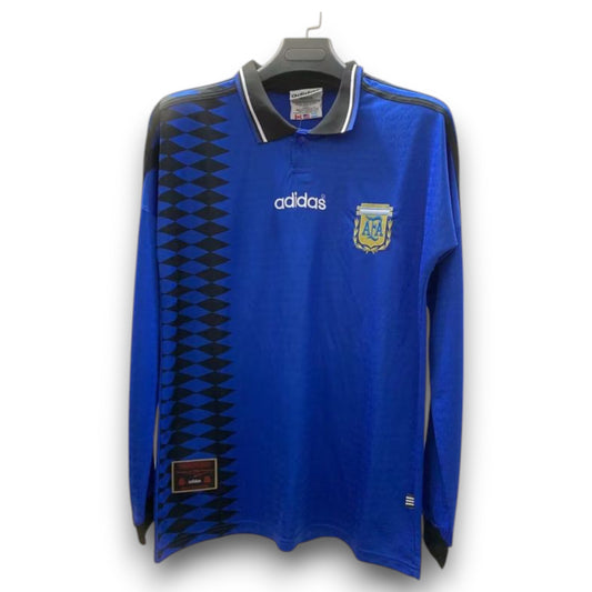 Camiseta Argentina 1994 Visitante - Manga Larga