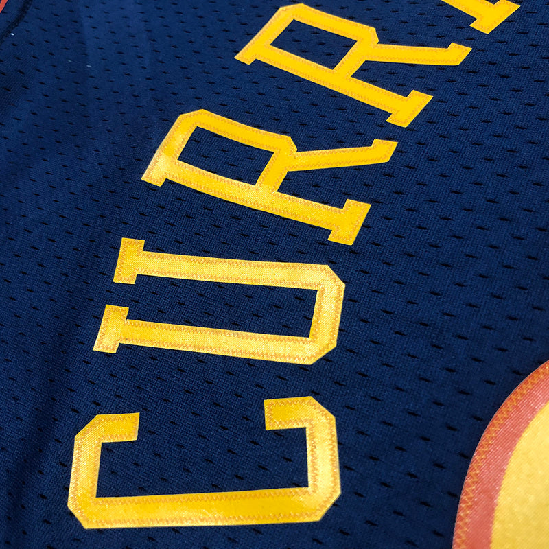 Camiseta Warriors Curry - Mitchell & Ness- Navy