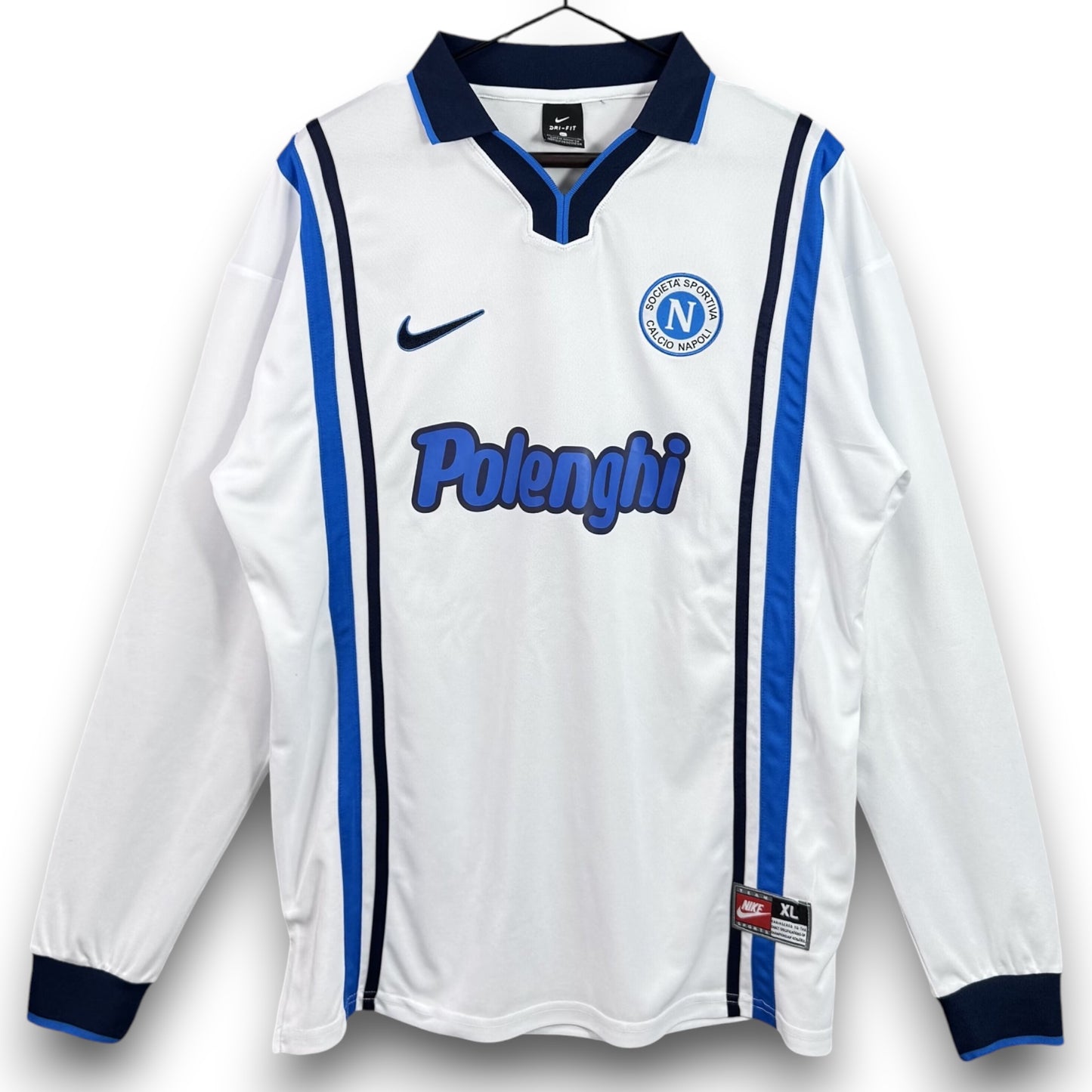Camiseta Nápoles 1997-1998 Visitante - Manga Larga