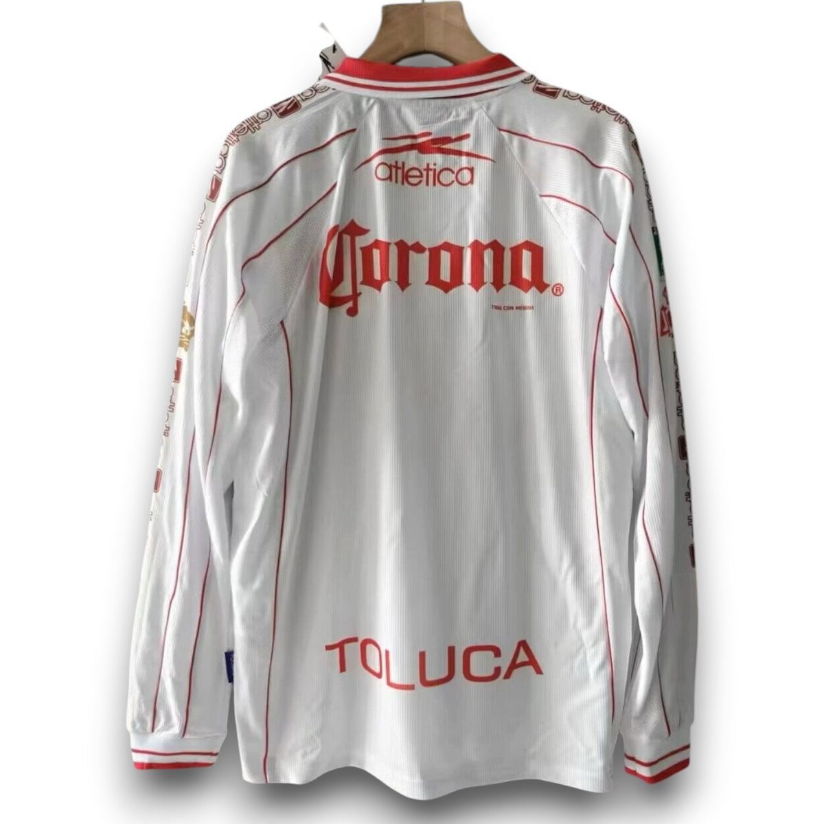 Camiseta Deportivo Toluca 1999-2000 Visitante Manga Larga