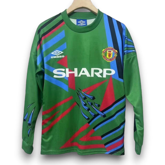 Camiseta Manchester United 1992-1993 Portero Local Manga Larga