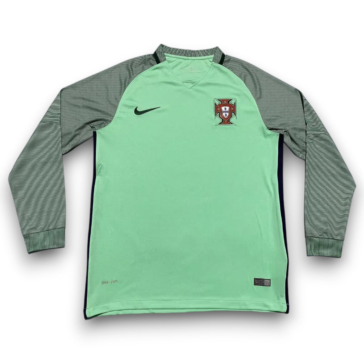 Camiseta Portugal 2016 Visitante Manga Larga