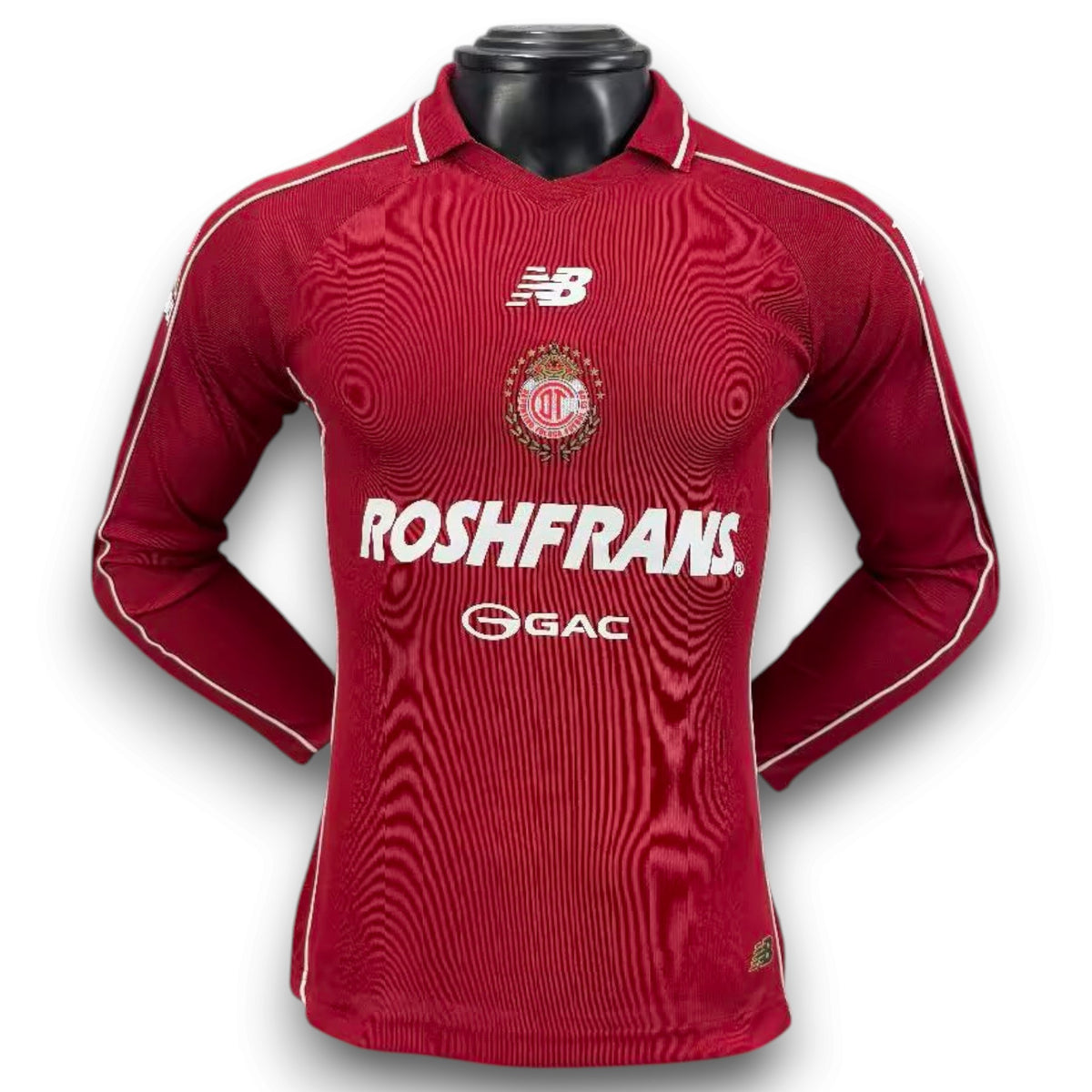 Camiseta Toluca 2026-2027 Local Manga Larga  - Version Pro Player