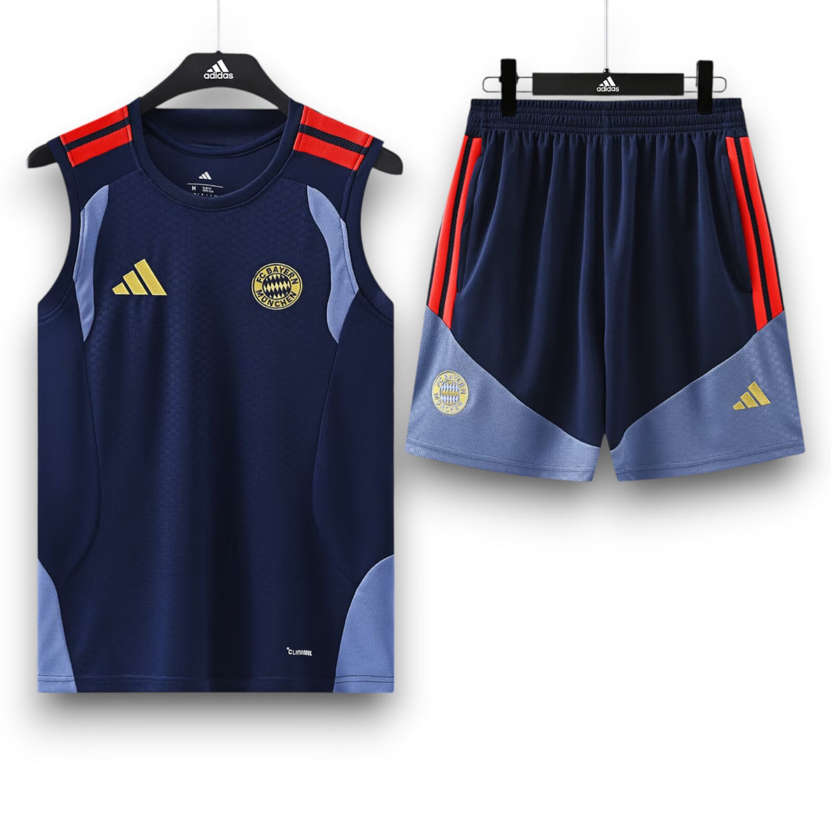 Conjunto Bayern Munich 2026-2027 Azul - Entrenamiento Tirantes