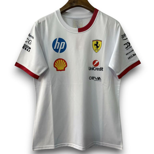 Camiseta Ferrari F1 2025 - Blanca