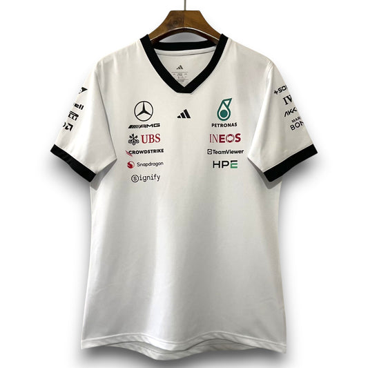 Camiseta Equipo Mercedes 2026-2027 White