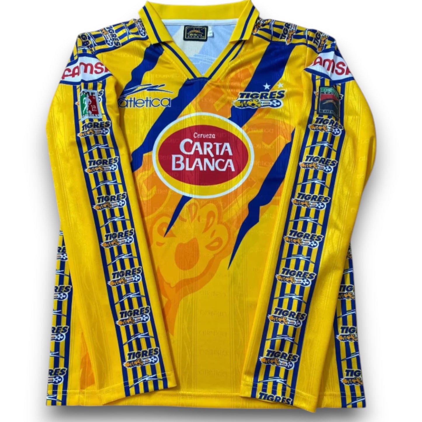 Camiseta Tigres UANL 1997-1998 Local Manga Larga