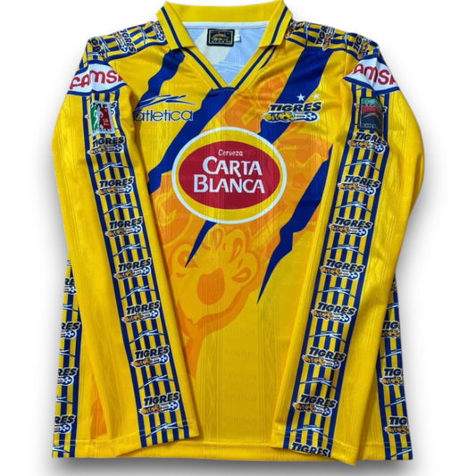 Camiseta Tigres UANL 1997-1998 Local Manga Larga