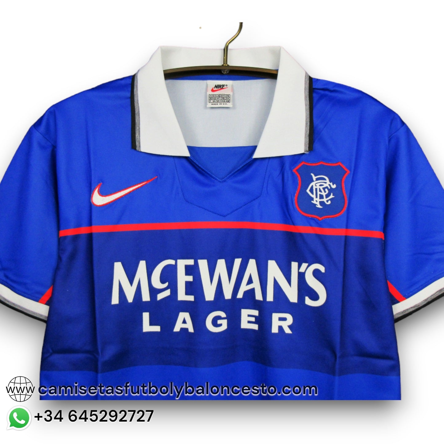 Camiseta Rangers 1997-1999 Local