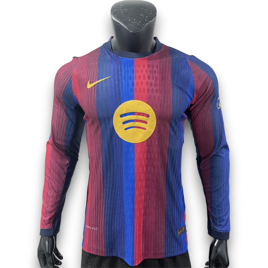 Camiseta Barcelona 2026-2027 Local Manga Larga - Version Pro Player