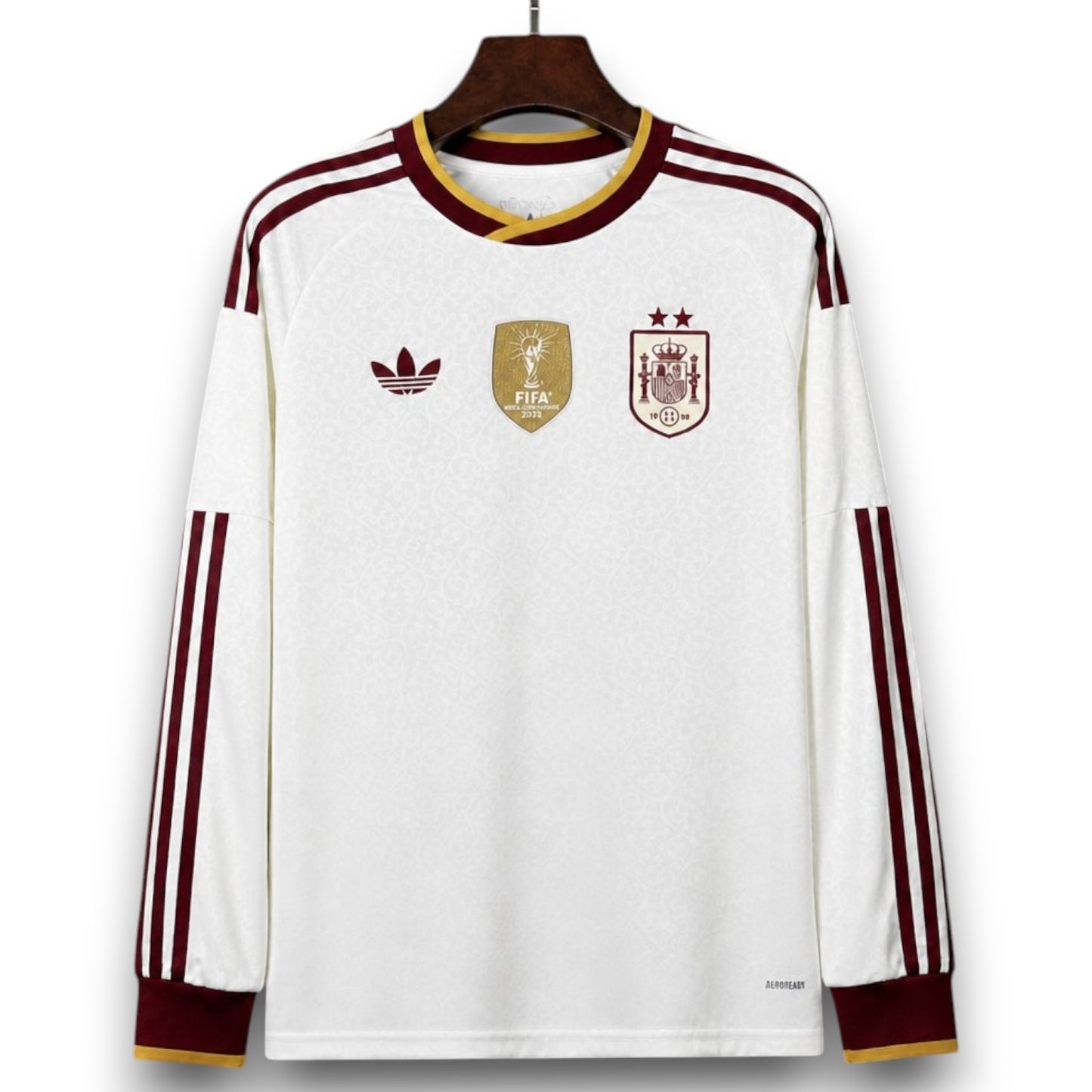 Camiseta España 2026-2027 Visitante Dos Estrellas Manga Larga