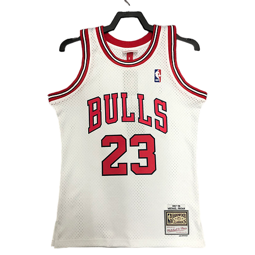 Camiseta Chicago Bulls Jordan - Mitchell & Ness- White