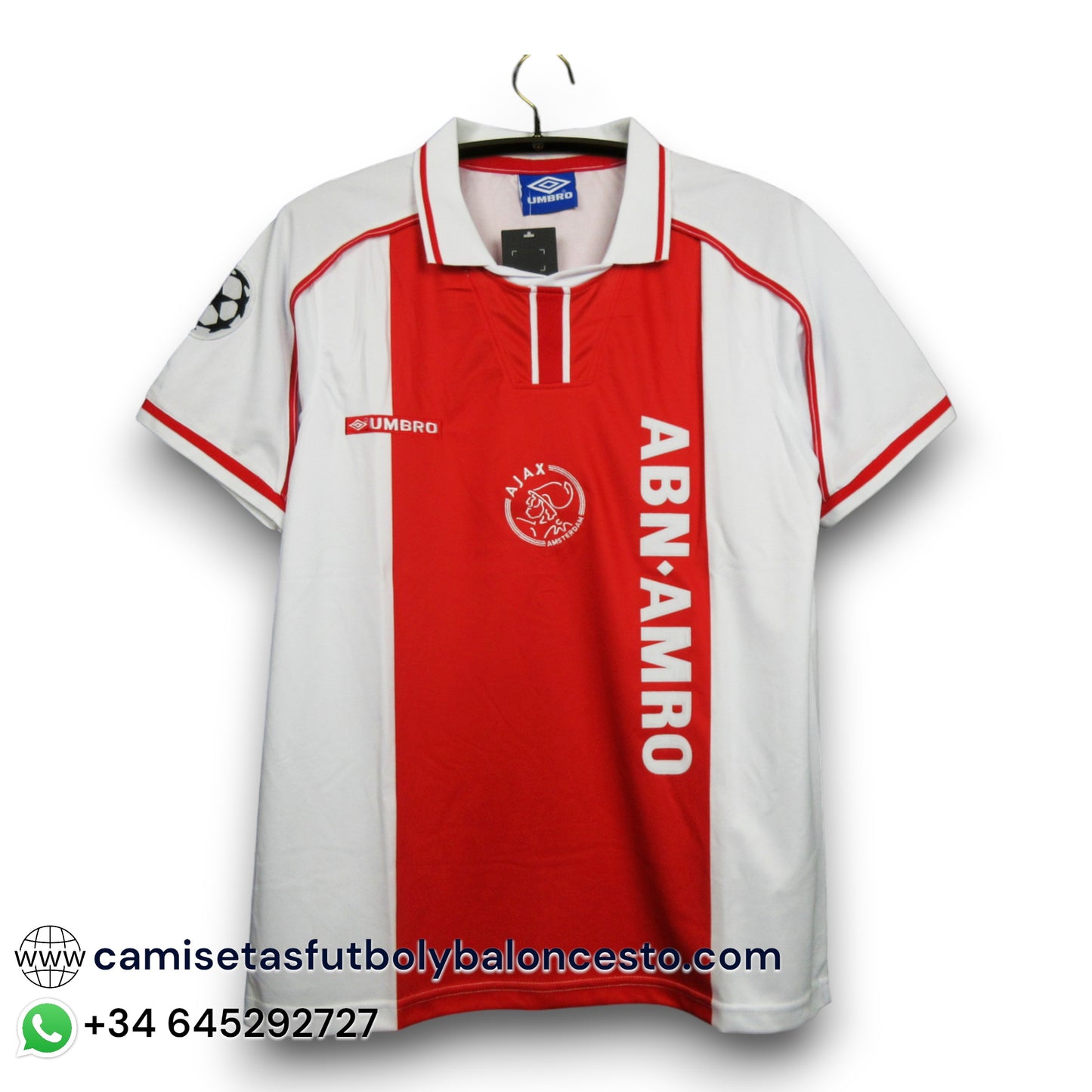 Camiseta Ajax 1998-1999 Local UCL