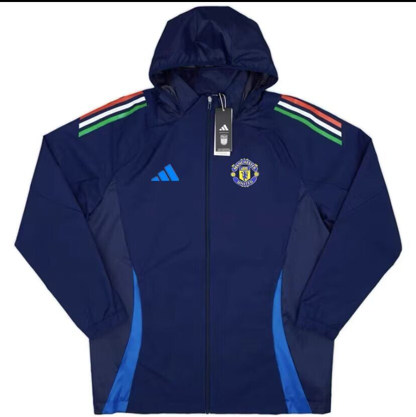 Chaqueta Manchester United 2024-2025 Azul - Cortavientos