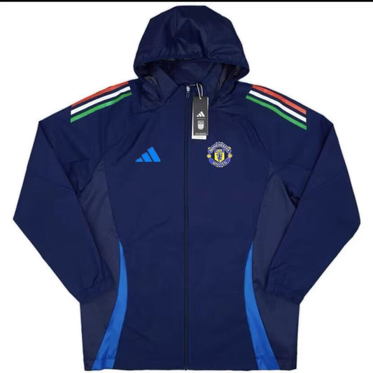 Chaqueta Manchester United 2024-2025 Azul - Cortavientos