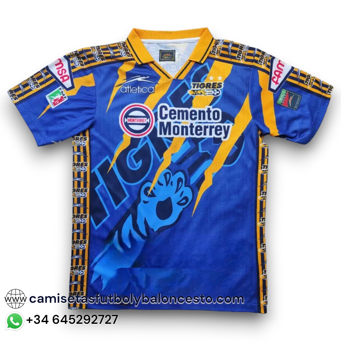 Camiseta Tigres 1997-1998 Visitante