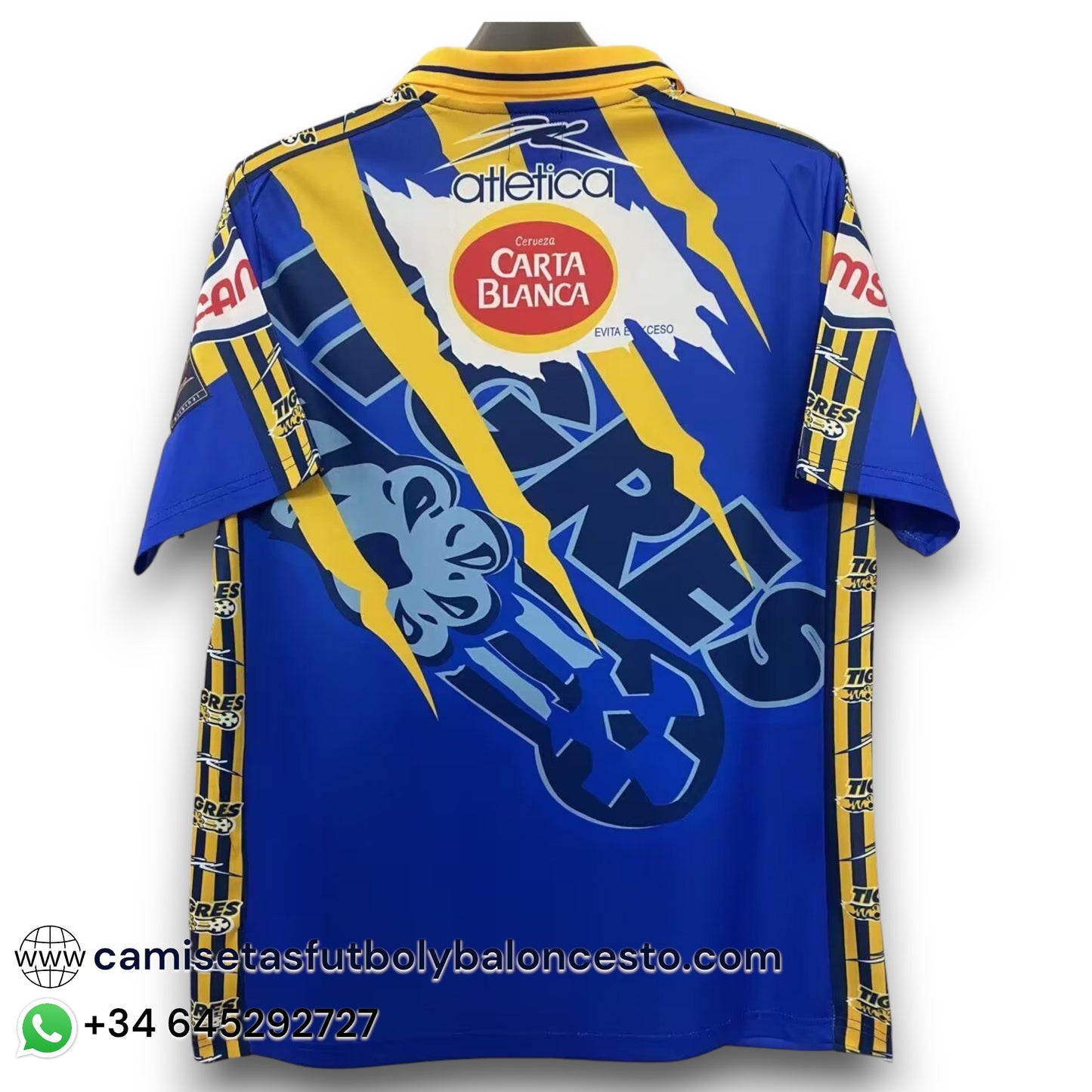 Camiseta Tigres 1997-1998 Alternativa