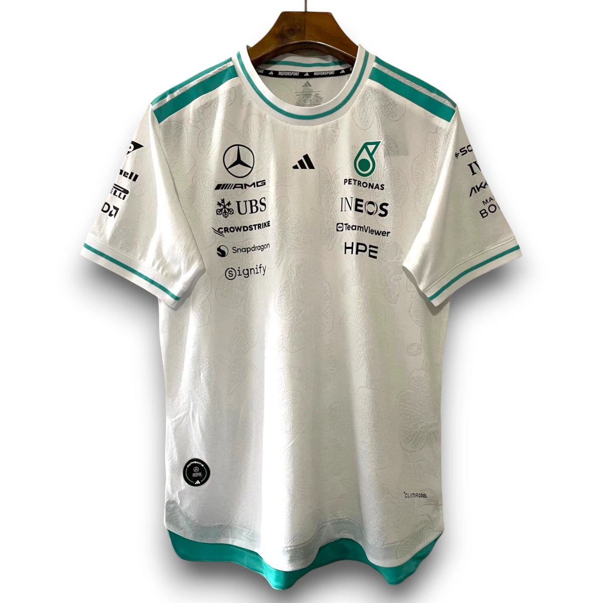 Camiseta Equipo Mercedes 2026-2027 Blanco/Verde