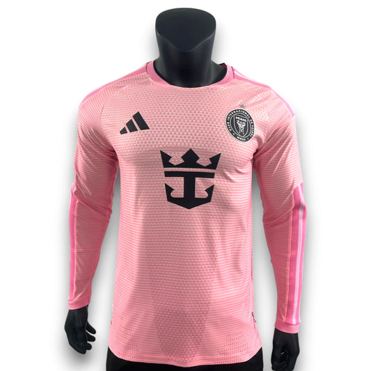 Camiseta Inter Miami 2026-2027 Local Manga Larga - Versión Pro Player