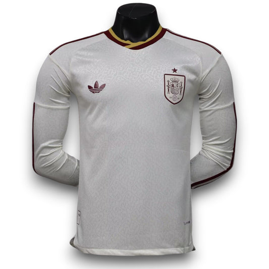 Camiseta España 2026-2027 Visitante Manga Larga - Version Pro Player