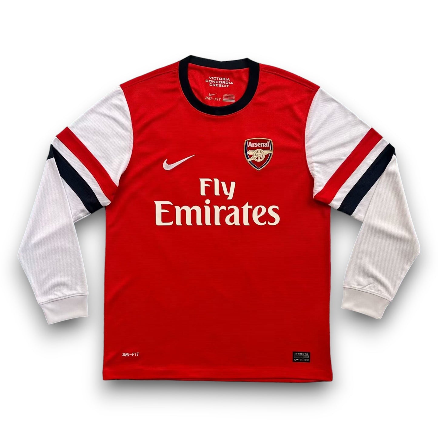 Camiseta Arsenal 2012-2013 Local Manga Larga