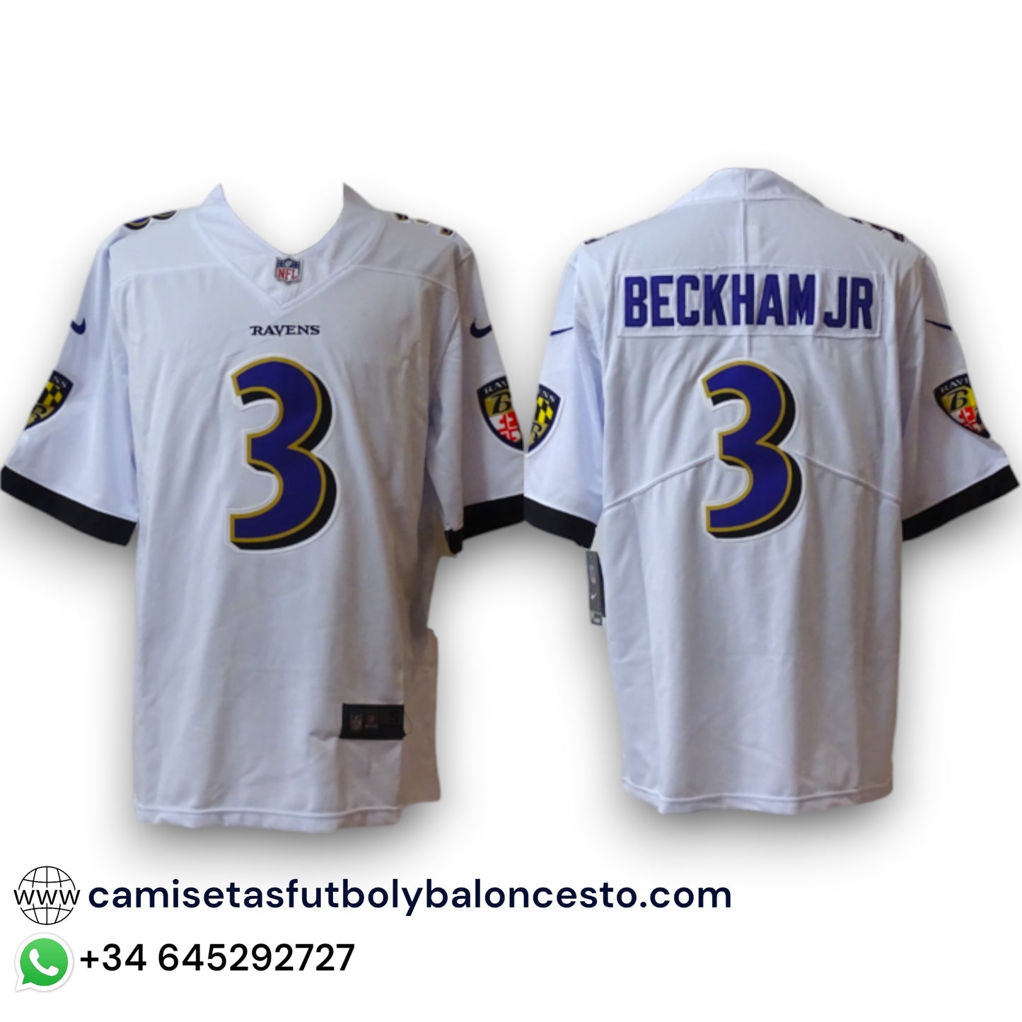 Camiseta NFL Baltimore Ravens - Visitante