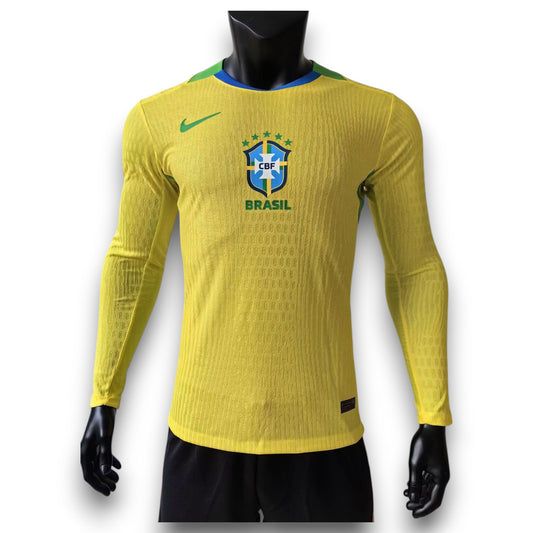 Camiseta Brasil 2025 Local Manga Larga - Version Pro Player