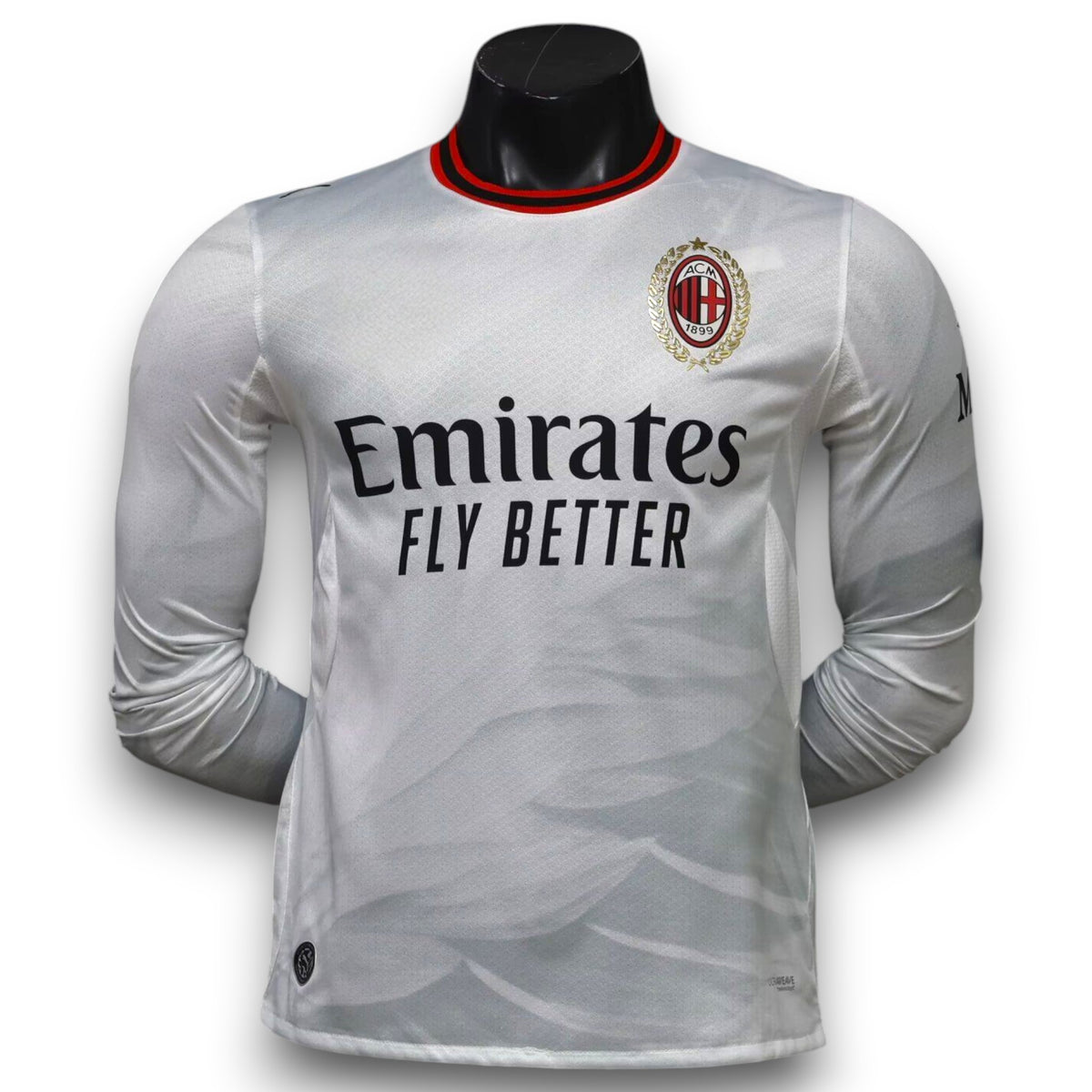 Camiseta Milan 2026-2027 Visitante Manga Larga - Version Pro Player