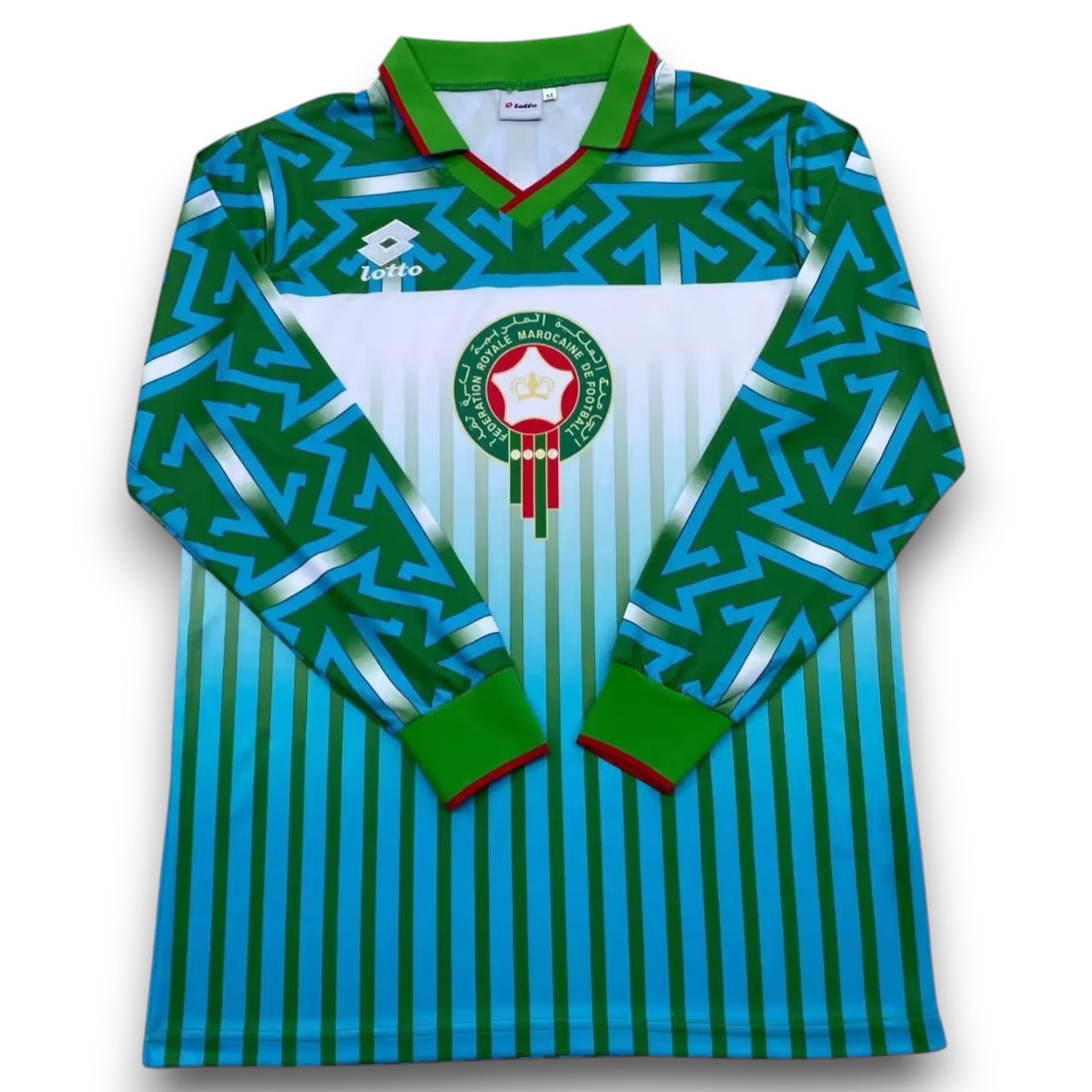 Camiseta Marruecos 1994-1995 Visitante Manga Larga