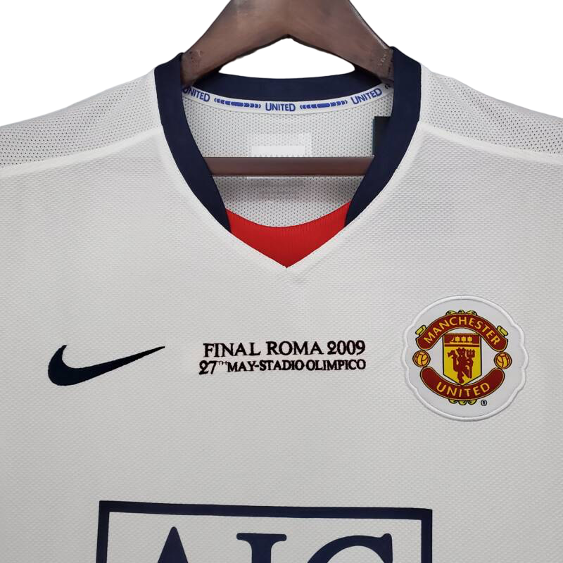 Camiseta Manchester United 2008-2009 Visitante Final UCL