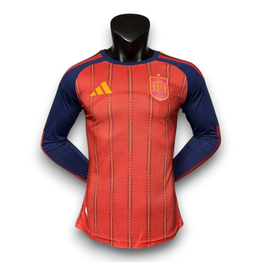 Camiseta España 2025-2026 Local Manga Larga - Version Pro Player