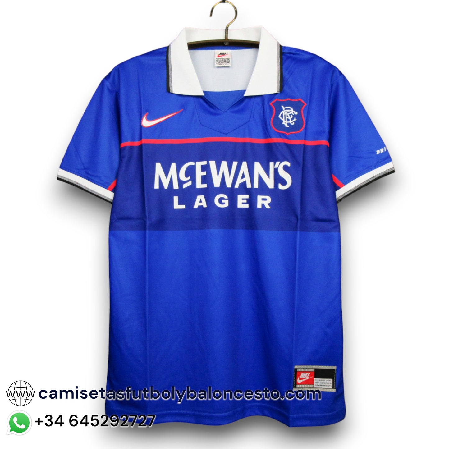 Camiseta Rangers 1997-1999 Local