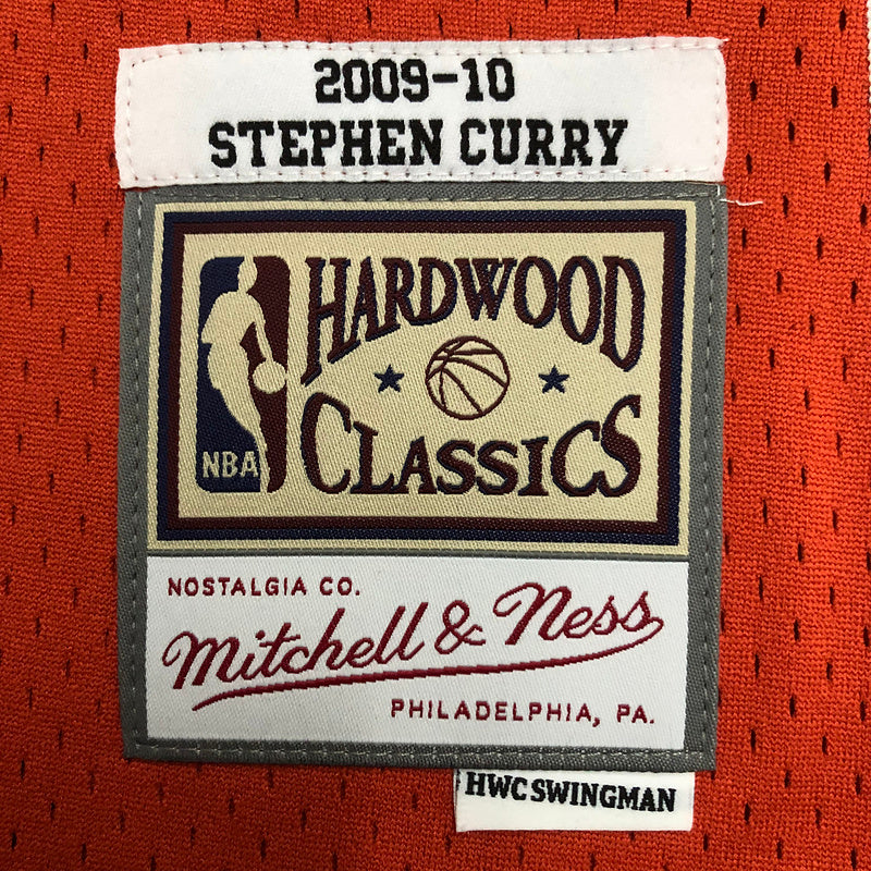 Camiseta Warriors Curry - Mitchell & Ness- Orange