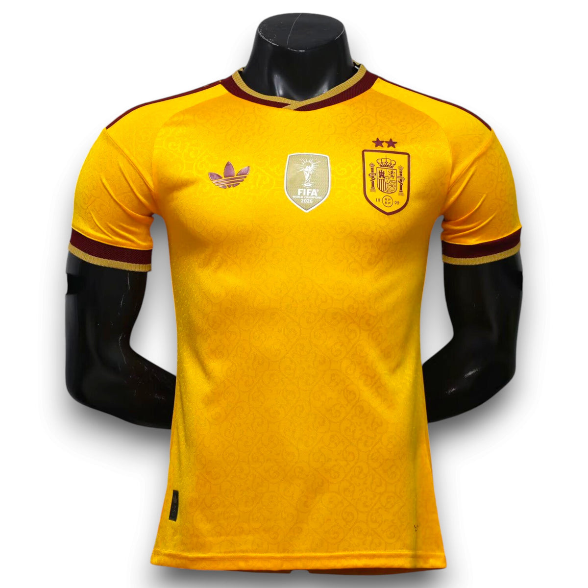 Camiseta España 2026-2027 Edición Golden Especial - Dos Estrellas - Version Pro Player