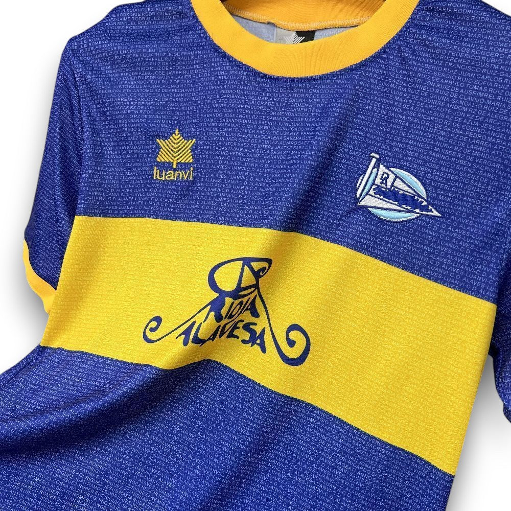 Camiseta Alavés 2000-2001 Final UEFA