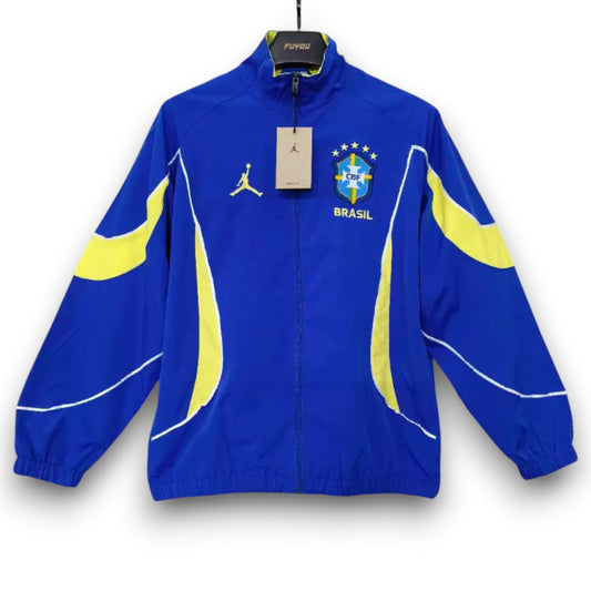 Chaqueta Brasil 2025-2026 - Cortavientos Azul