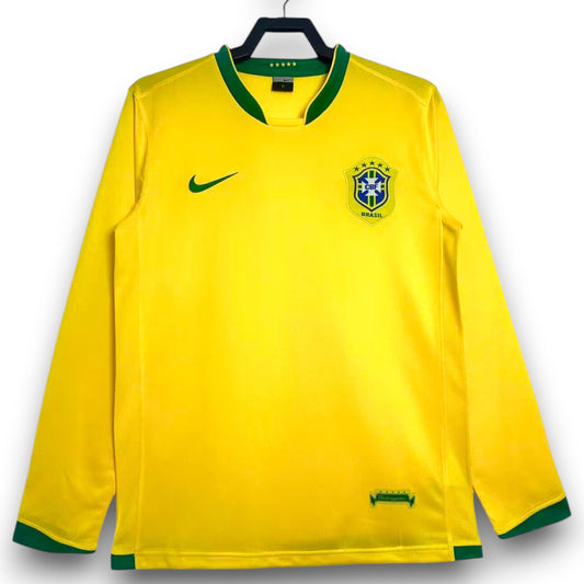 Camiseta Brasil 2006 Local - Manga larga