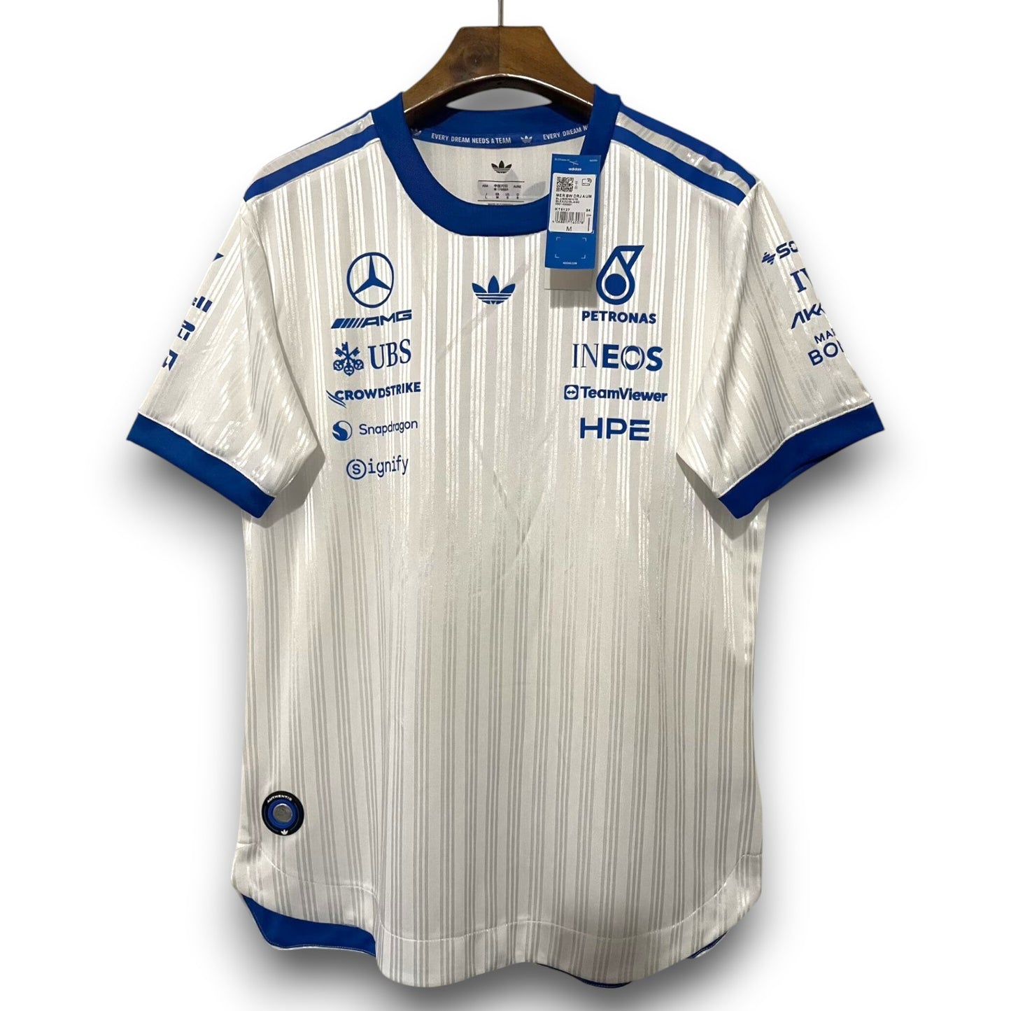 Camiseta Equipo Mercedes 2026-2027 Blanco