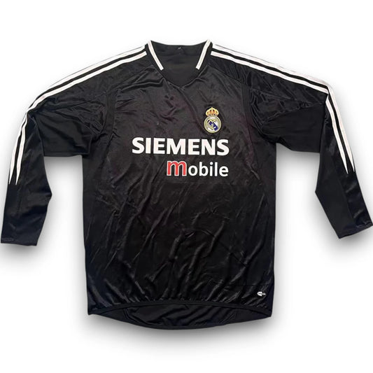 Camiseta Real Madrid 2004-05 Visitante Manga Larga