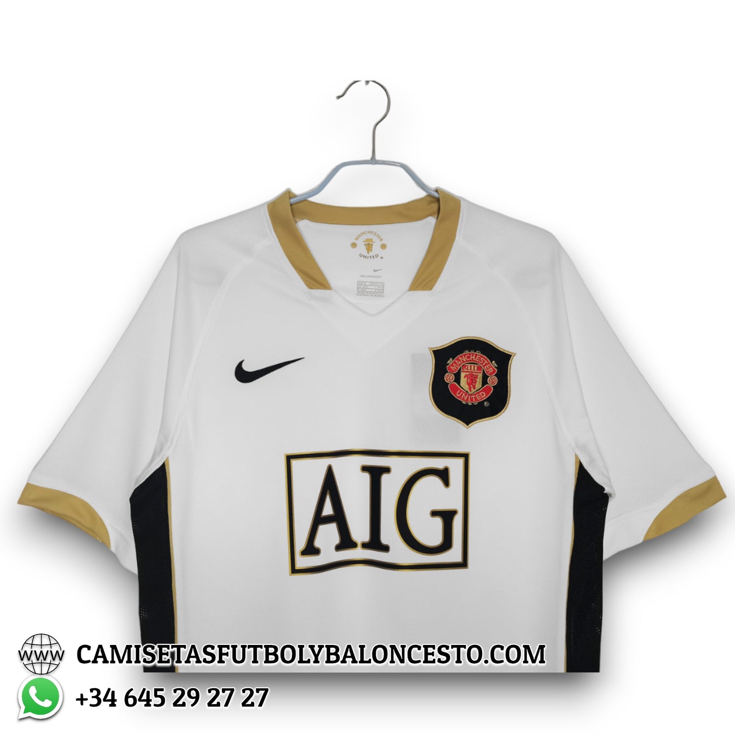 Camiseta Manchester United 2006-2007 Visitante