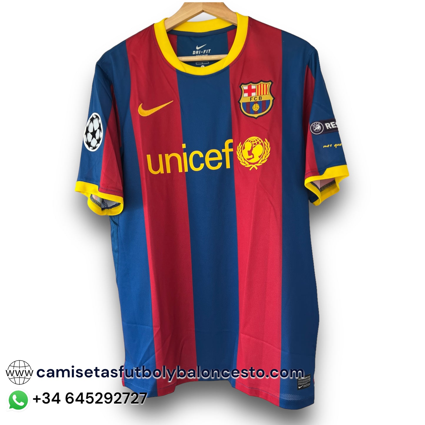 Camiseta Barcelona 2010-2011 Local