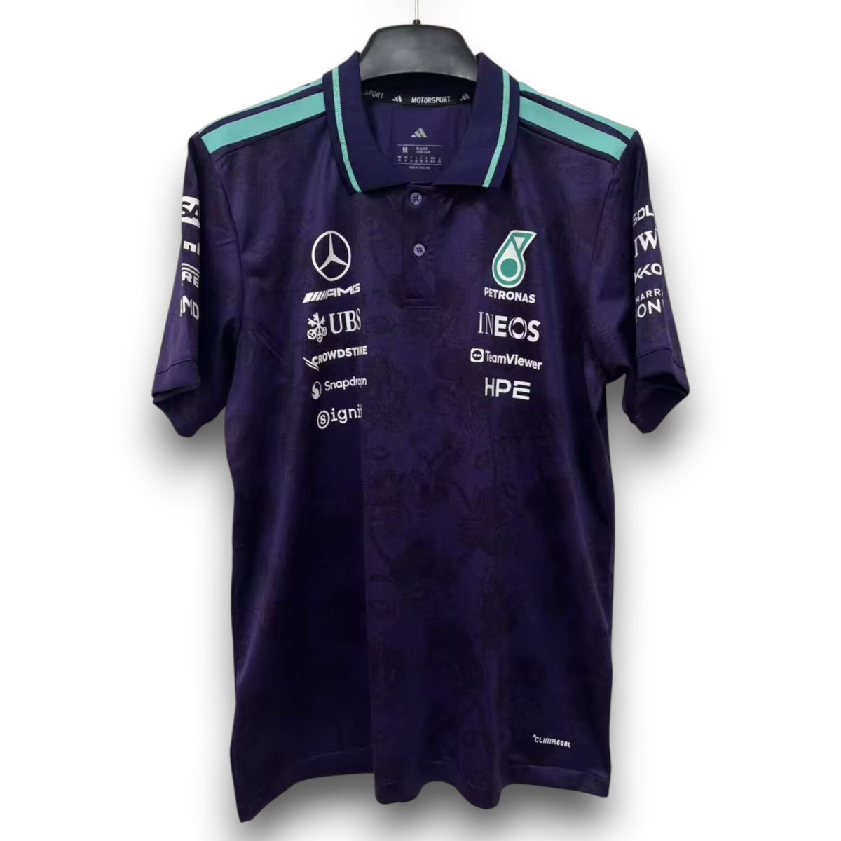 Polo equipo Mercedes 2026 Purple